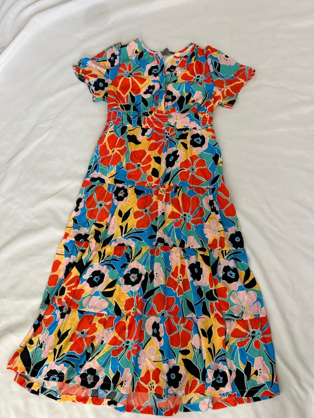 Love By Design Floral Maxi Dress.  Similar to Anthropologie Sommerset dress.